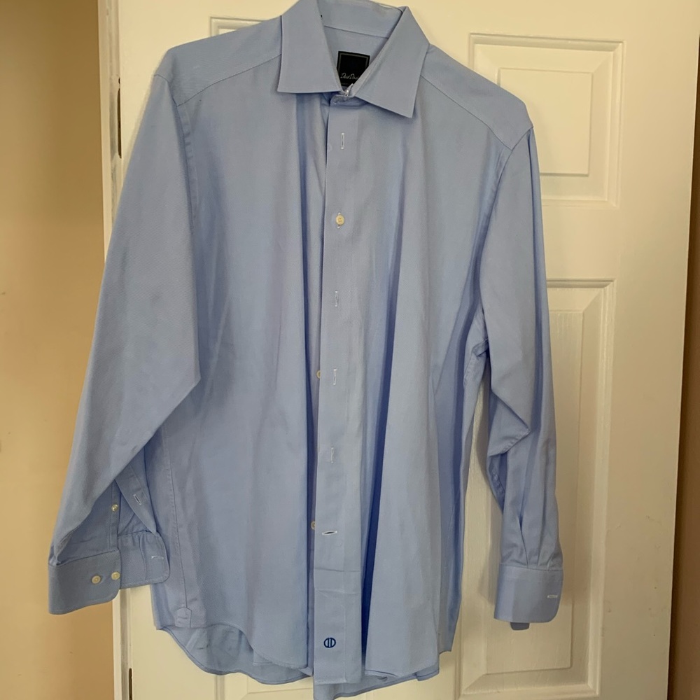 David Donahue size 34/35 buttoned shirt